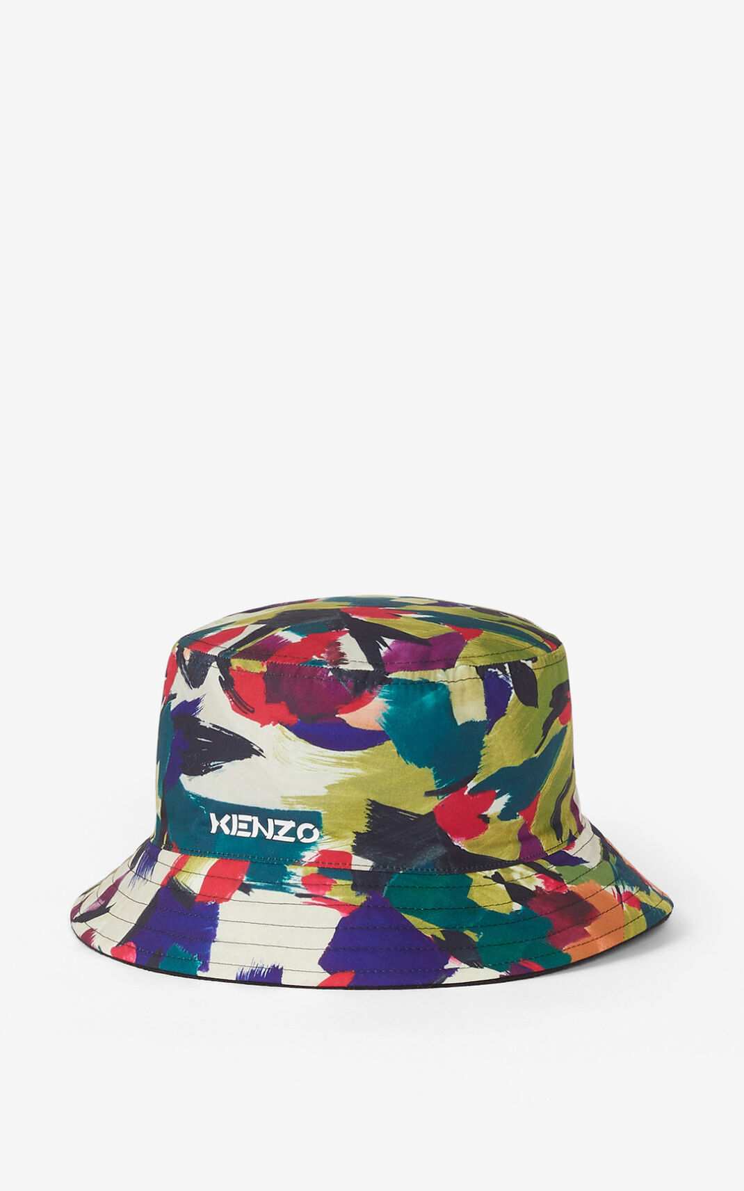 Kenzo Archive Floral reversible Gorro Pescador Hombre Verde Oliva | 5739806-WX